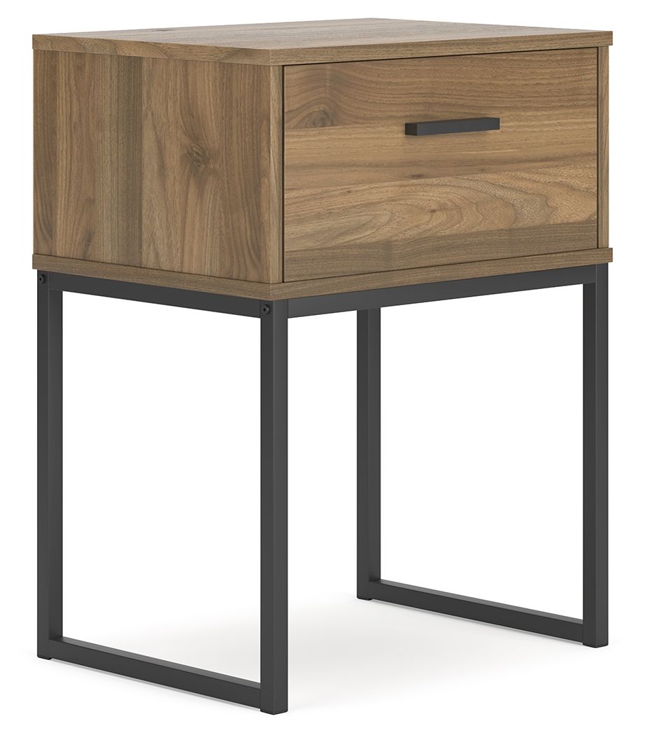 Deanlow - Honey - One Drawer Night Stand by Signature Design by Ashley® | Bel Furniture