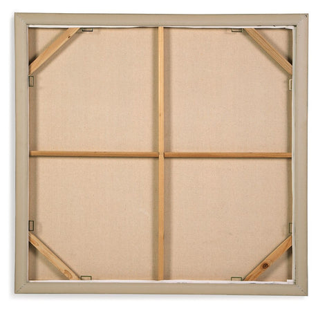 Weatheridge - Grey / Gold - Wall Art by Signature Design by Ashley® | Bel Furniture