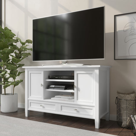 Warm Shaker - Transitional Style TV Media Stand - view 5