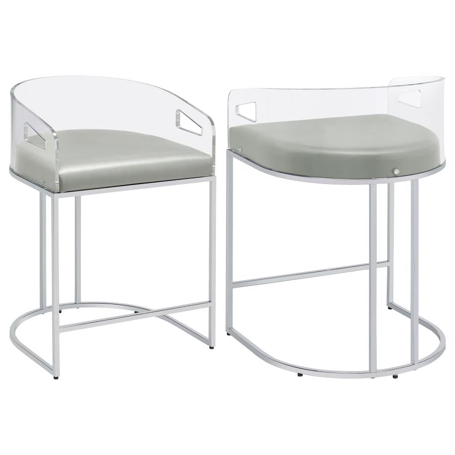 Thermosolis Clear Acrylic Chair (Set of 2)