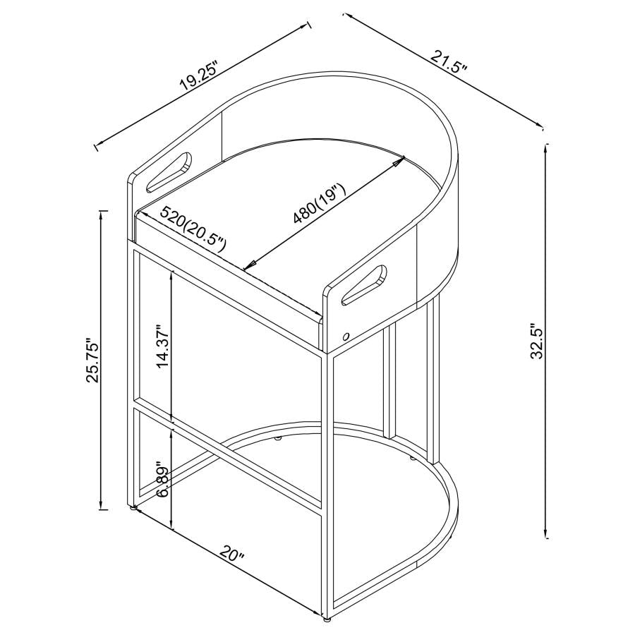 Thermosolis - Clear Acrylic Chair (Set of 2)