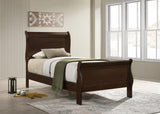Louis Philippe - Panel Sleigh Bed by CoasterEveryday | Bel Furniture