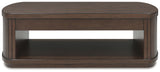 Korestone - Dark Brown - Lift Top Cocktail Table by Signature Design by Ashley® | Bel Furniture