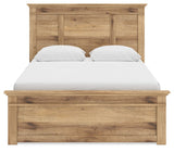 Makidern - Panel Storage Bed With 2 Under Bed Storage Units