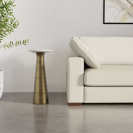 Nicollette - Side Table - Antique Brass by Simpli-Home | Bel Furniture