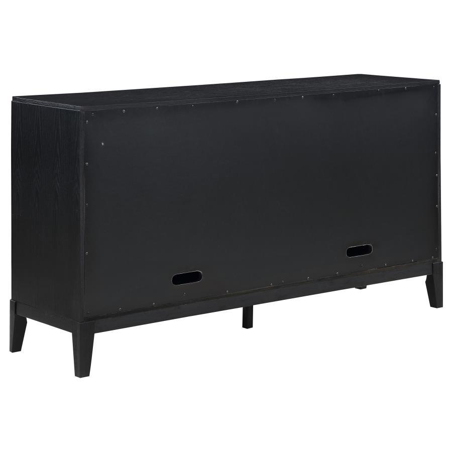 Brookmead - 4 Door Sideboard Buffet Storage Cabinet - Black by Coaster Fine Furniture | Bel Furniture