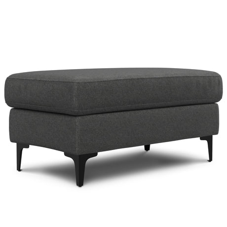 Ava - Versatile Mid Century Ottoman - view 2