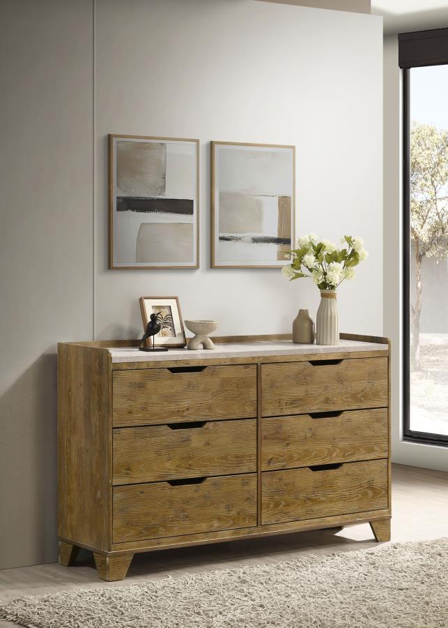 Henderson - 6-Drawer Bedroom Dresser Cabinet