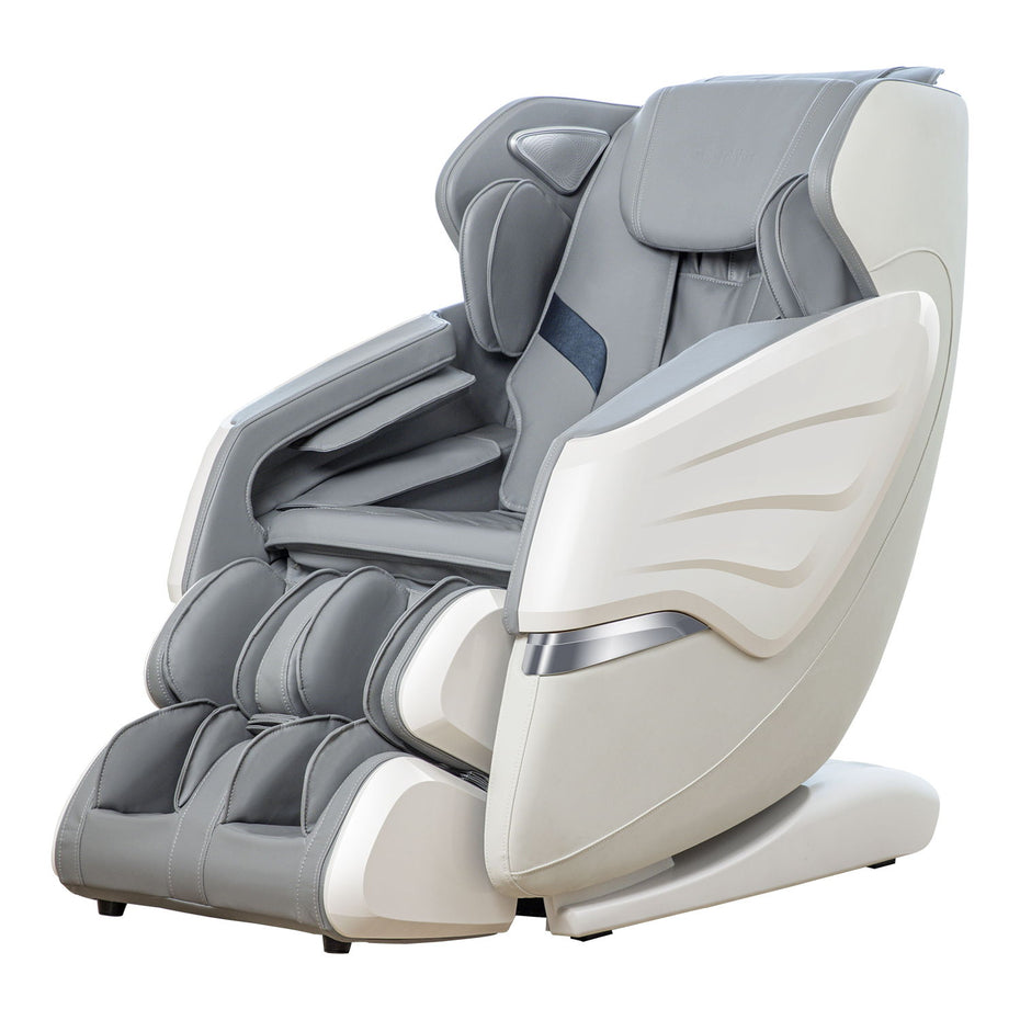 Bosscare - 2023 Brand New Update Gr8686 Massage Chairs With Ai Voice, App Control Sl Track Zero Gravity Full Body Massage Recliner - Gray