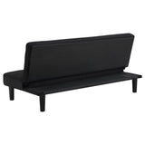 Stanford - Upholstered Tufted Convertible Sofa Bed - Black by Coaster Fine Furniture | Bel Furniture