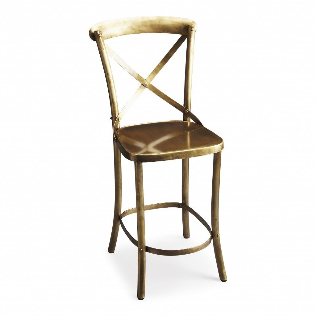 Iron Bar Chair - Gold