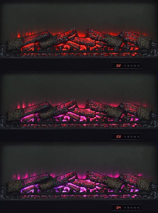 Fuller - 60" 2-Door TV Stand Fireplace Media Console - Mango