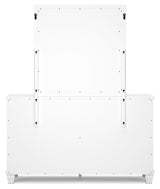 Fortman - White - Dresser And Mirror by Signature Design by Ashley® | Bel Furniture