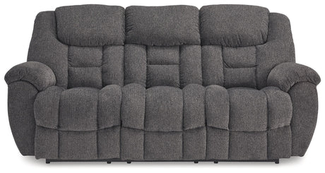 Foreside - Charcoal - Reclining Sofa by Signature Design by Ashley® | Bel Furniture