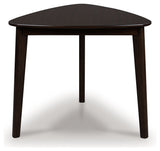 Mallenette - Triangle Dining Room Table - Merlot