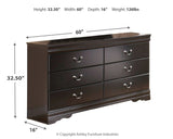 Huey Vineyard - Black - Dresser, Mirror by Signature Design by Ashley® | Bel Furniture