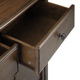 Connaught - Entryway Storage Cabinet - Rustic Natural Aged Brown by Simpli-Home | Bel Furniture