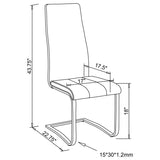Montclair - Upholstered Dining Side Chair (Set of 4) - White