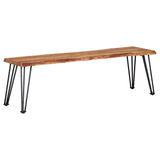 Sherman - Wood Dining Bench - Natural Acacia