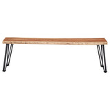 Sherman - Wood Dining Bench - Natural Acacia