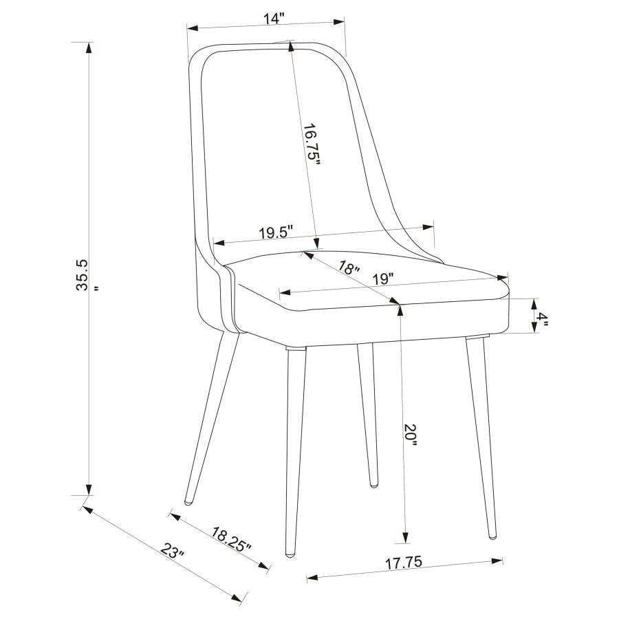 Caballo - Polypropylene Dining Side Chair (Set of 2)