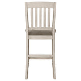 Sarasota Wood Counter Chair Rustic Cream (Set of 2)