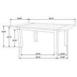Cardova - 87" Solid Wood Extension Dining Table - Vineyard Oak
