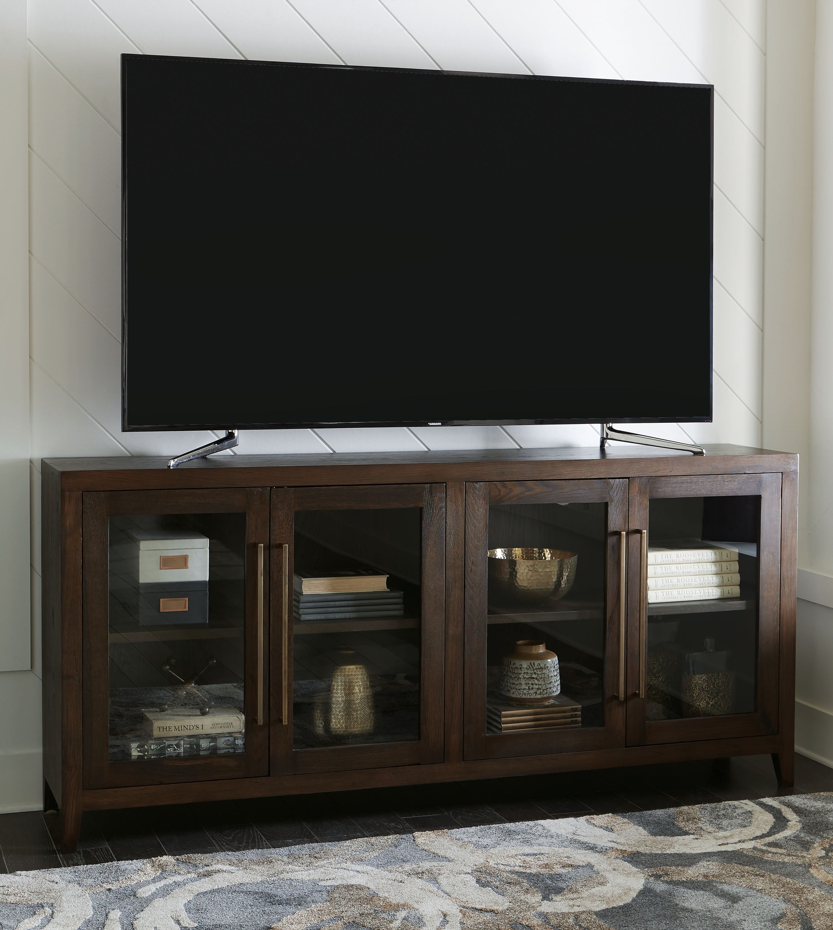 Balintmore - Dark Brown - Accent Cabinet - Horizontal