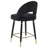 Lindsey Velvet Upholstered Counter Chair  (Set of 2)