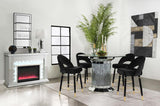 Lindsey Velvet Upholstered Counter Chair  (Set of 2)