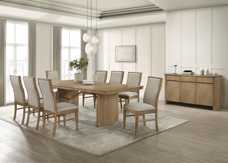 Adina - Upholstered Dining Side Chair (Set of 2) - Barley