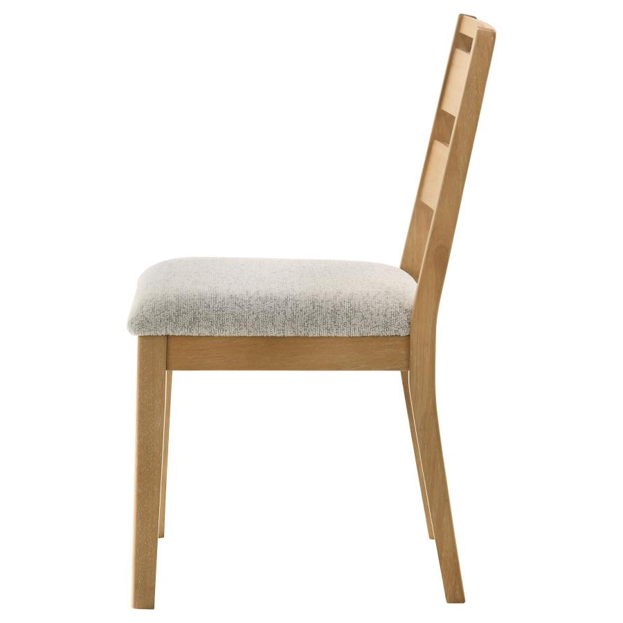 Duncan - Ladder Back Dining Side Chair (Set of 2) - Washed Oak