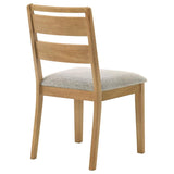 Duncan - Ladder Back Dining Side Chair (Set of 2) - Washed Oak