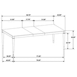 Reseda - Extension Leaf Dining Table - Ash Brown