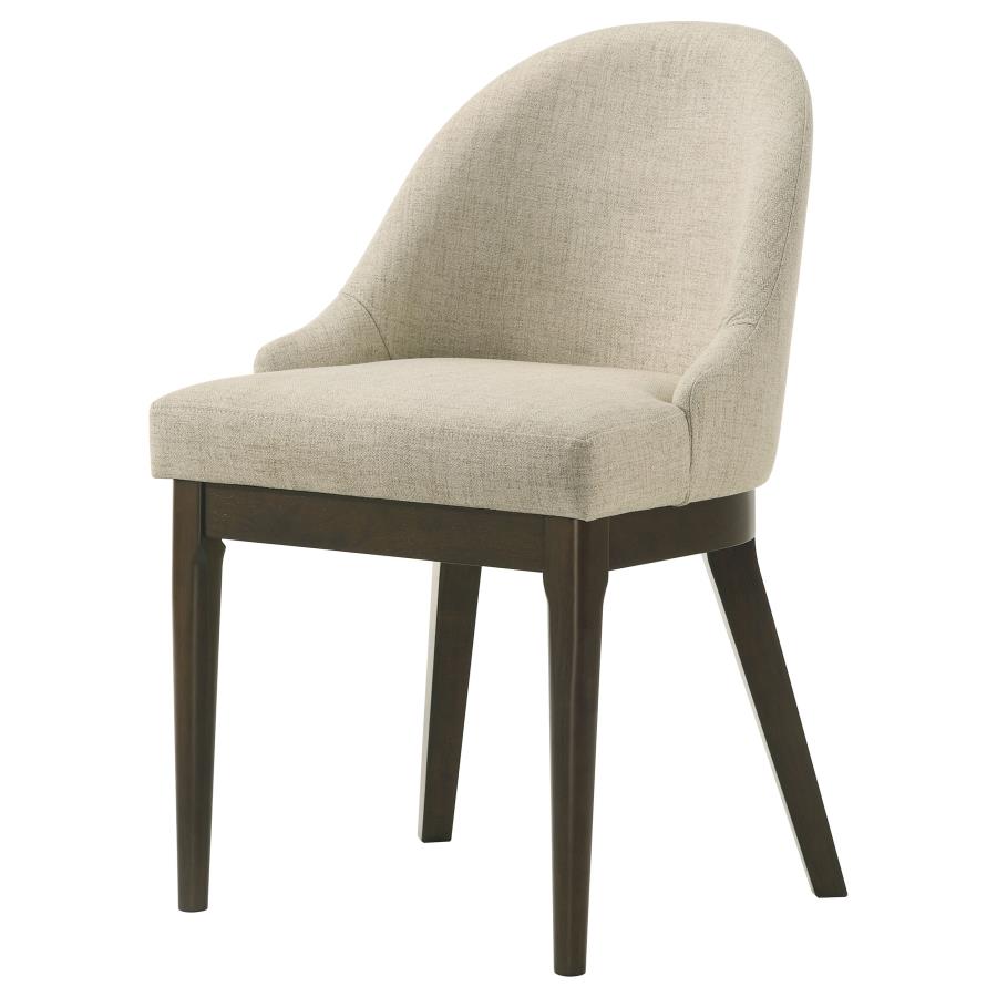 Reseda - Upholstered Dining Side Chair (Set of 2) - Beige