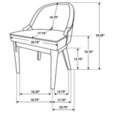 Reseda - Upholstered Dining Side Chair (Set of 2) - Beige