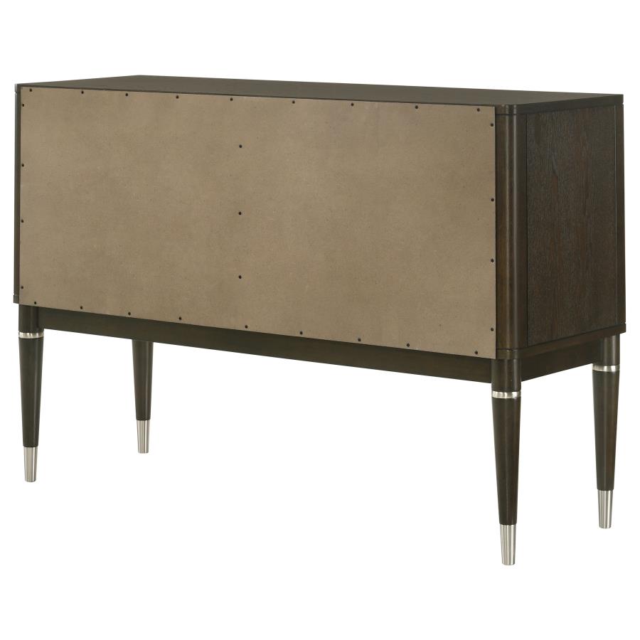 Reseda - 4-Door Dining Sideboard Server With Shelves - Ash Brown