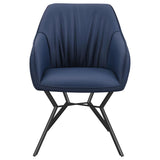 Mayer - Upholstered Dining Arm Chair (Set of 2) - Blue