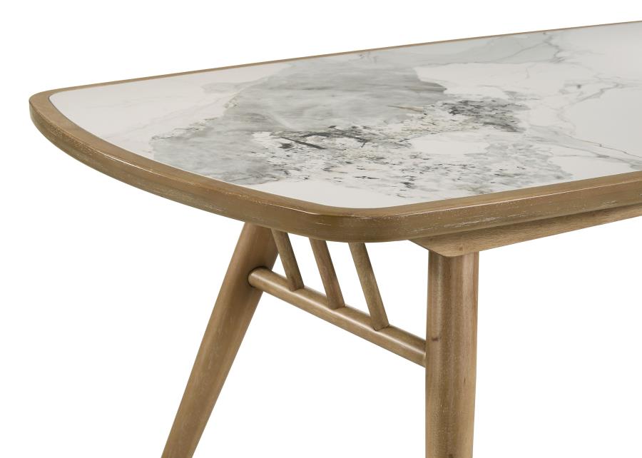 Croyden - 73" Rectangular Dining Table - Weathered Natural