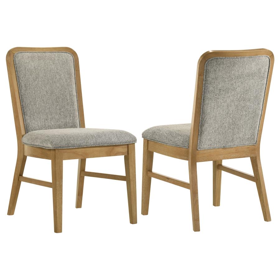 Croyden Dining Side Chair (Set of 2) Gray and Weathered Natural