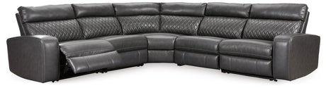 Samperstone - Power Reclining Sectional - view 6