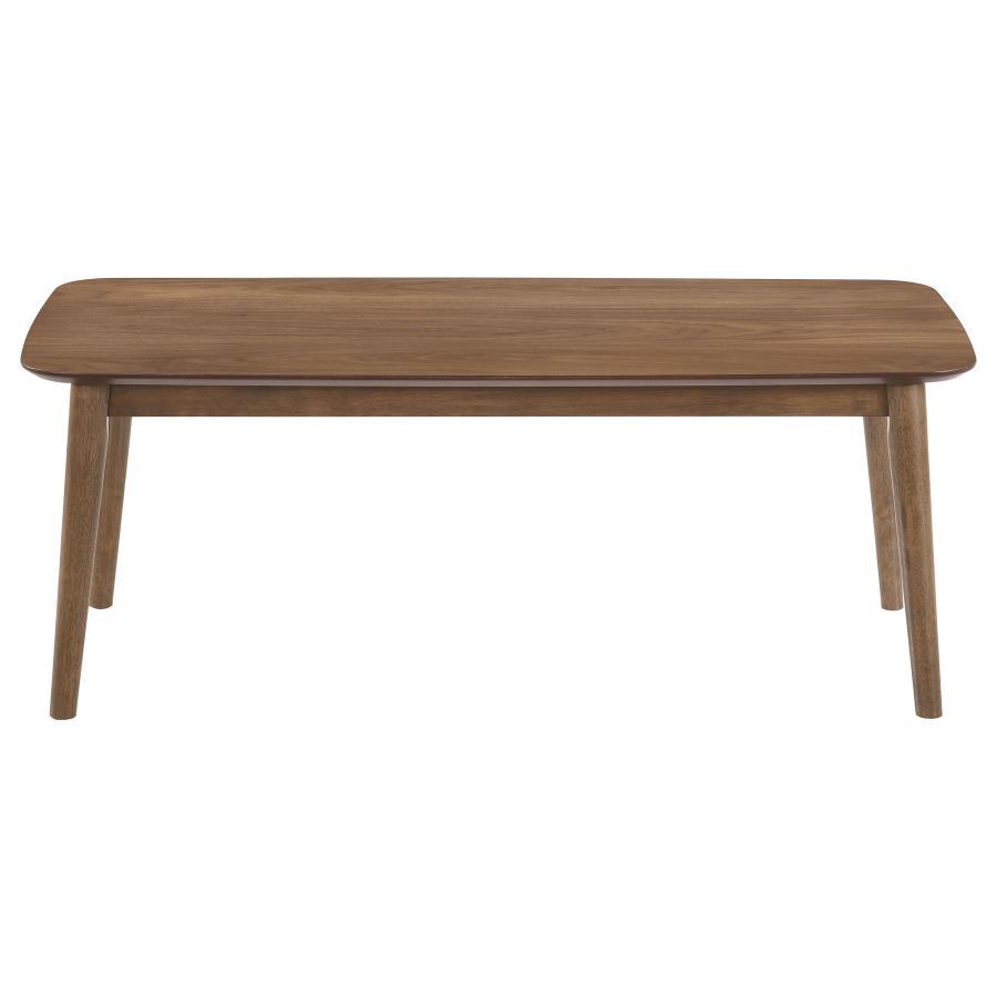 Radley - 3 Piece Rectangular Coffee Table Set - Natural Walnut by CoasterEssence | Bel Furniture