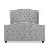 Marcella - Upholstered Shelter Headboard Bed Set by Jennifer Taylor Home | Bel Furniture