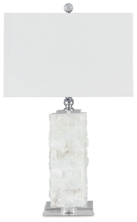 Malise - Alabaster Table Lamp - White