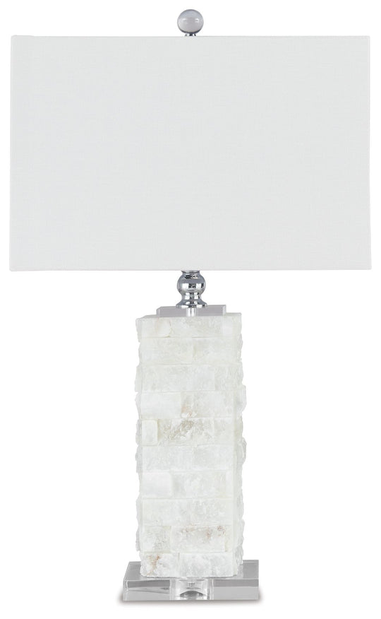 Malise - Alabaster Table Lamp - White