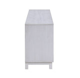 Summit - TV Stand Console With Fireplace - White Walnut Finish by Lilola Home | Bel Furniture