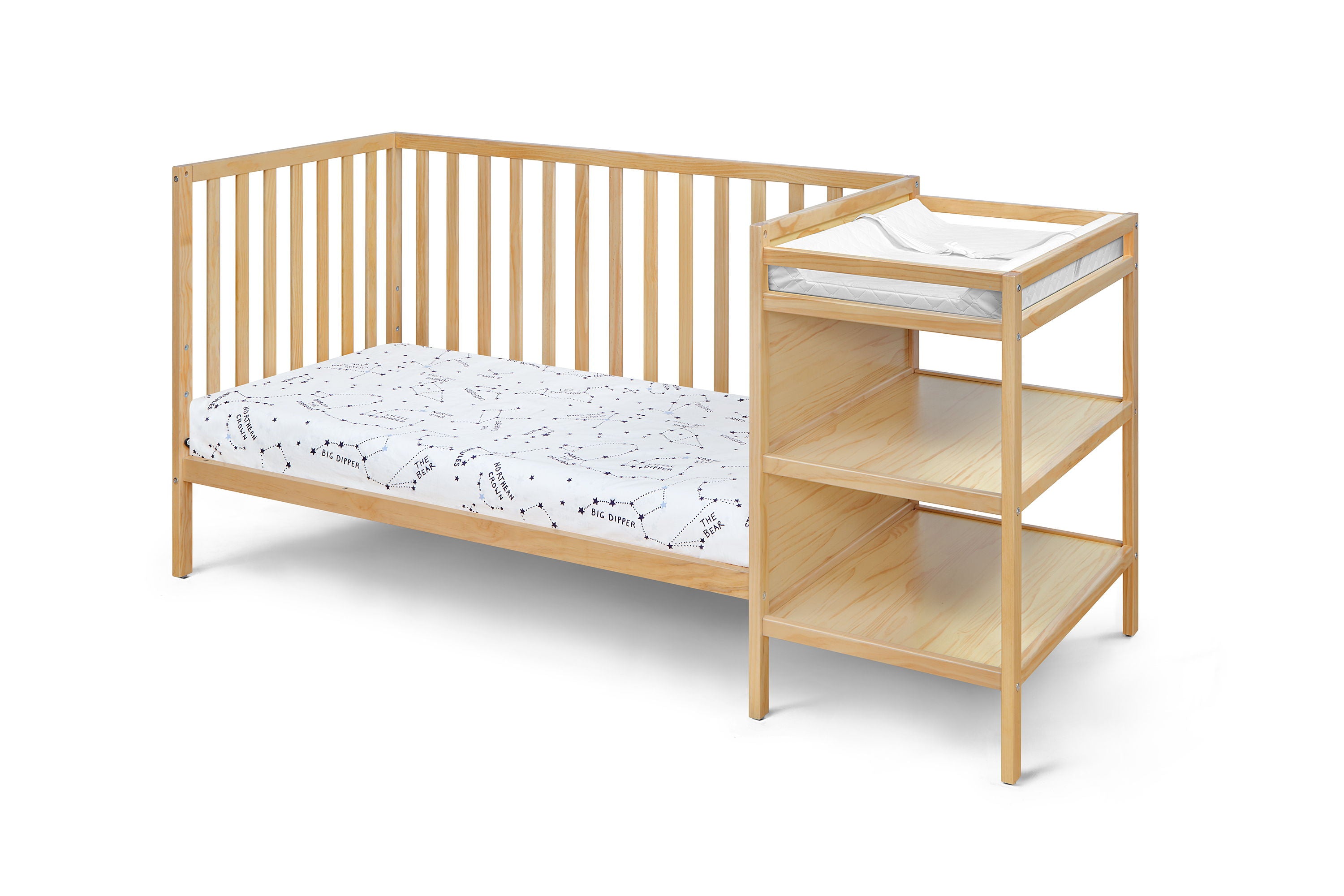 Palmer - 3-in-1 Convertible Crib / Changer Combo