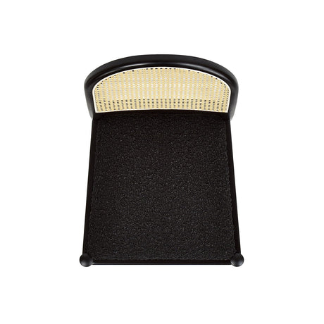Panama - Curved Cane Side Dining Chair (Set of 2) by Jennifer Taylor Home | Bel Furniture