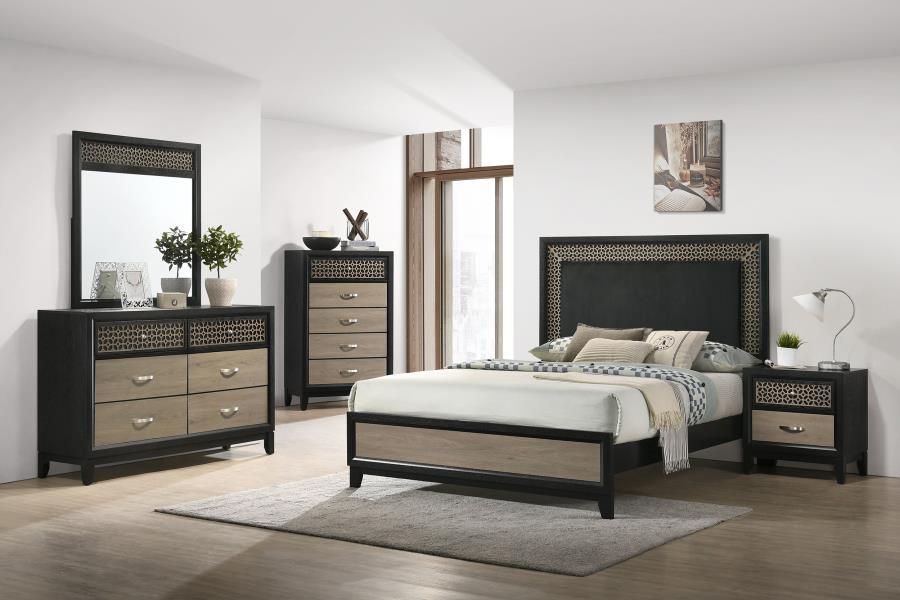 Valencia - 5-Drawer Bedroom Chest - Black