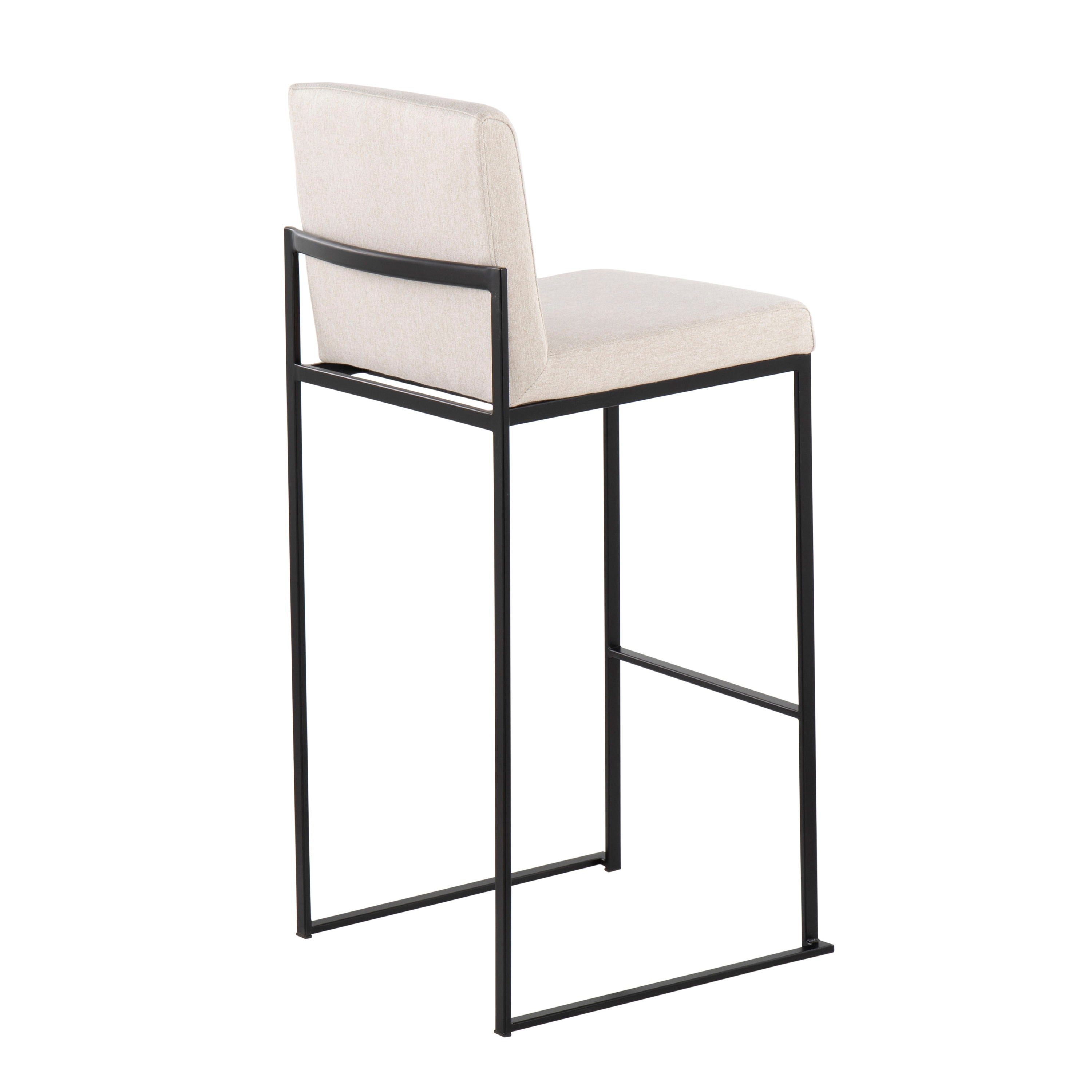 Fuji - Contemporary High Back Barstool Elegant Design